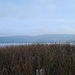 Letzter Morgennebel am Ufer, hinten der Krufter Ofen