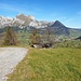 Aufnahme von Wildhaus und dem Alpstein (aufgenommen bei Iltios)