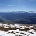 Sicht über Flums zum Pizol