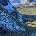 Rückblick in den Steilhang - mit Ausblick zu Waldiseeli und Schächentaler Windgällen