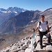 Weissmies Lagginhorn Fletschhorn sullo sfondo