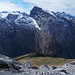 Gipfelblick zur Fürenalp sowie zum Titlis. Hinten die Spitzen der Sustenhorngruppe 