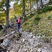 Aufstieg auf dem Sentier du Single.<br /><br /><br />