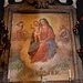 Nella grotta del Santuario della Madonna del Bosco.