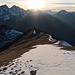 Abstieg vom Schönalmjoch nach Hinterriss auf dem Westkamm