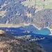 Tiefblick vom Rauti zum wenig tiefen Obersee