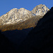 Angezuckert: Fletsch- und Lagginhorn vom Aufstieg nach Presa d'Fo
