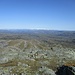 Aussicht vom Gipfel des Harteigen über die östliche Hardangervidda hinweg zum Gletscher Hardangerjökulen