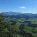 Blick über Chäseren, Hochhamm und Hochalp zum Alpstein