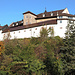 Schloss Schönberg, seit 2014/2015 in Privatbesitz. Zur Zeit finden dort umfangreiche Bauarbeiten mit Absperrungen statt. Ich musste diesen Bereich weiträumig umgehen