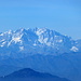 ovviamente il monte Rosa (punta del Cervino a destra)