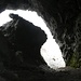 Blick aus dem Innern der Cueva Sagrada