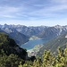 Blick zum Achensee, dem Fjord Tirols.