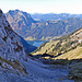 Blick zum Wägitalersee hinunter.