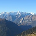 Schöner Blick zur Mont Blanc-Gruppe