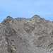 Zoomaufnahme zum Gipfel des Bec des Etagnes