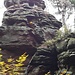 Hinter dem vorderen Turm folgt noch dieser hintere Turm des Käskammerfelsens.