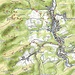 Karte mit der von mir gegangenen Route (Kartengrundlage: opentopomap.org).