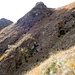 Rückblick auf die Querung unterhalb des Sattels 1646 m (links oben im Bild zu sehen)