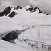 Gletscherspalte am Claridenfirn. Ansichtskarte aus den 80-er Jahren