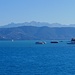 Bucht von La Spezia, hinten Apuanische Alpen