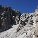 Am Einstieg zum Couloir