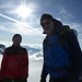 Dirk und ich auf dem Gipfel des Piz Zupò (3995 m).
