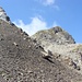 Gipfelaufbau Zallershorn, links Ausläufer der Drei Eidgenossen