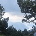 Luganersee mit dem Damm von Melide