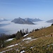 nun an der Sonne, oberhalb Gütsch - auf dem Weg ...