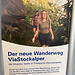 Die Werbung der BLS im Zug