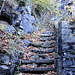 Treppen bis hinauf nach Pianezza