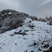 Verso il Monte Bronzone... neve non propriamente ottima. ;)