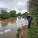 Es hatte stark geregnet, und der River Medway sah sehr einladend aus