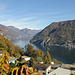 Vue sur le lac de Lugano depuis Ciano
