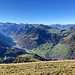 vom Gipfel - Ausblick ins Engelberger Tal ...