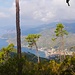 auf dem Monte Focone, 487 m, Blick auf Levanto