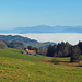 kurz nach den Start schon beste Panorama Aussichten übers vernebelte Rheintal 
