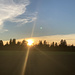 Sonnenuntergang zur Winterzeit