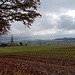Über Kirchlindach mit Blick nach Zollikofen und rechts im Bild Bern. 