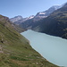 Blick zurück auf den Lac de Mauvoisin