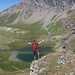 und auf dem Col de Tsofeiret eine grüne Oase in Sicht