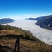 Die Nebeldecke liegt auf ca. 800 bis 900m - damit sind alle Obwaldner Gemeinden darunter...