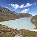 Ausblick vom Pas du Chat auf den zirka 6 Kilometer langen See