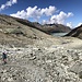 karge und steinige Landschaft vom Gletscher geformt