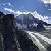 noch einmal der mächtige Mont-Blanc de Cheilon hinter der Pointe du Pas-de-Chevre