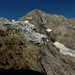 Gletscherabbruch des Rosalauigletscher. Alle 15 Minuten spuckt der Gletscher zum Teil riesige Eislawinen zu Tale.