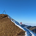 Der Schäfler-Gipfel. Die "Sommer-Winter-Grenze" ist deutlich zu sehen.
