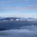 Monte Generoso und Campo dei Fiori über dem Nebelmeer (Zoom).