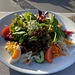 leckerer Salatteller auf der Terrasse der Krone